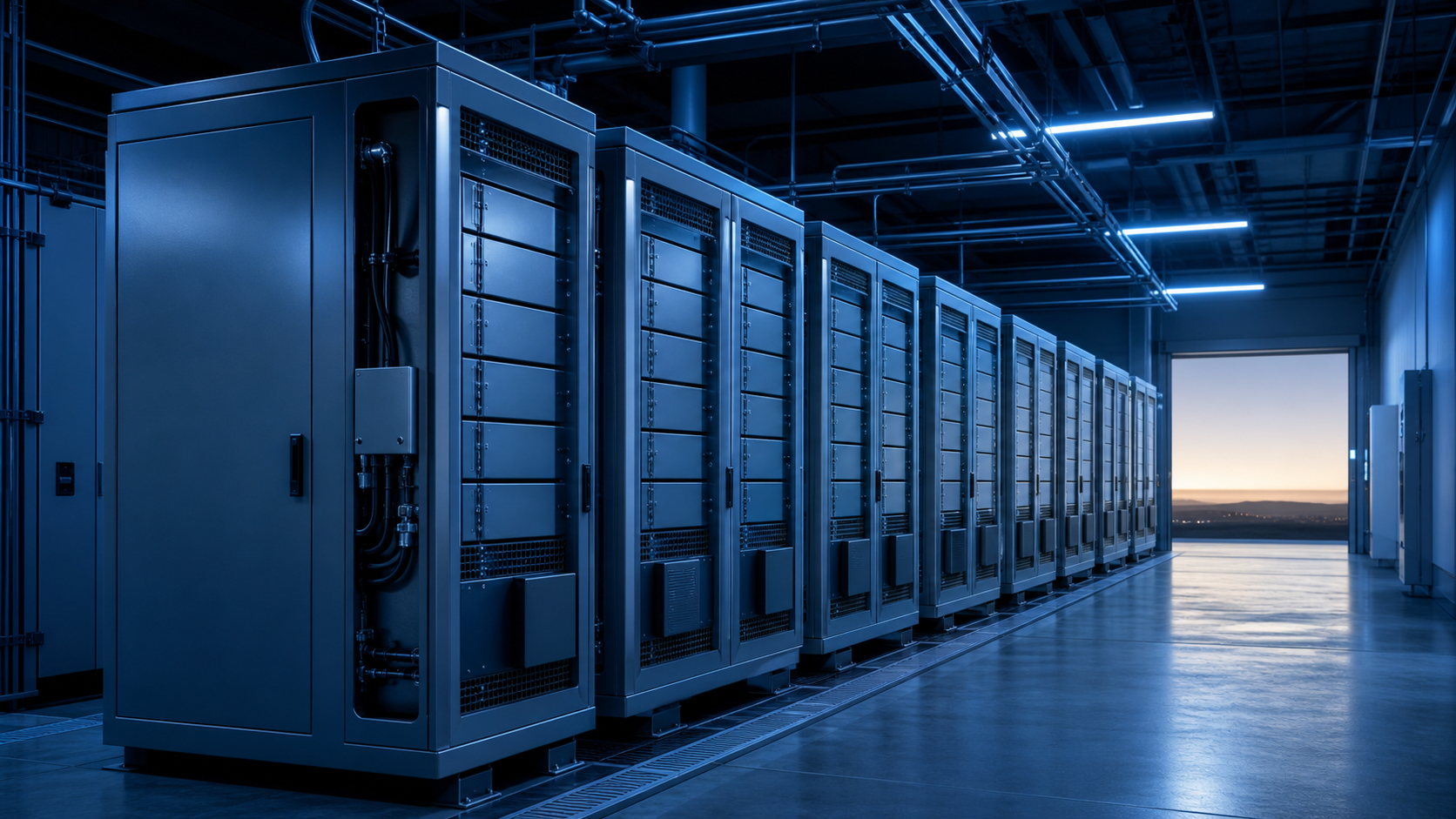 Racks de baterias de armazenamento de energia (BESS)